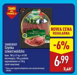 ALDI Szynka szwarcwaldzka dojrzewająca Tannenhof oferta