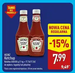 ALDI Ketchup łagodny Heinz oferta