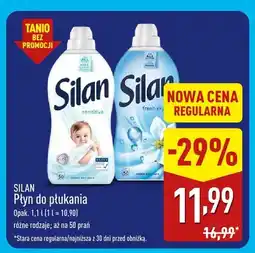 ALDI Płyn do płukania Silan sensitive oferta