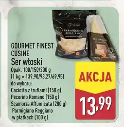 ALDI Ser włoski Pecorino Romano Gourmet Finest Cuisine oferta