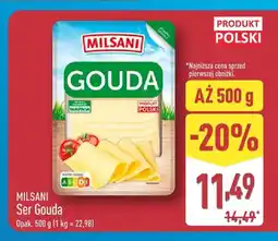 ALDI Ser gouda Milsani oferta
