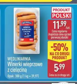 ALDI Winerki wieprzowe z cielęciną Wędliniarnia oferta