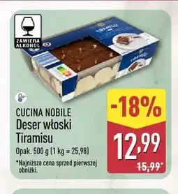 ALDI Deser włoski Tiramisu Cucina Nobile oferta