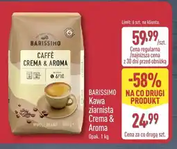 ALDI Kawa ziarnista Crema & Aroma Barissimo oferta