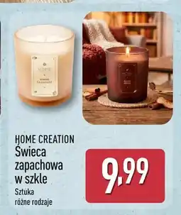ALDI Świeca zapachowa w szkle Home Creation oferta