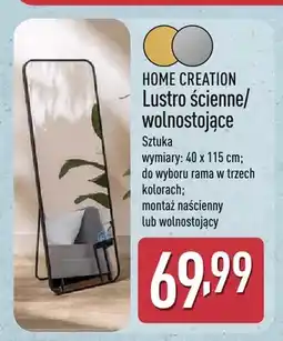 ALDI Lustro ścienne/wolnostojące 40x115 cm Home Creation oferta