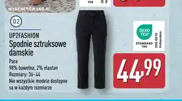 ALDI Spodnie sztruksowe damskie Up2fashion oferta