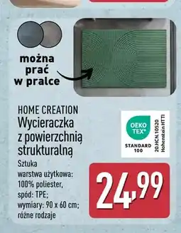 ALDI Wycieraczka z powierzchnią strukturalną 90x60 cm Home Creation oferta