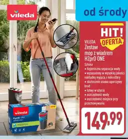 ALDI Zestaw mop z wiadrem H2prO ONE Vileda oferta