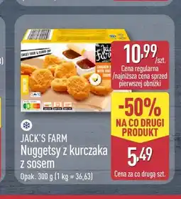 ALDI Nuggetsy z kurczaka z sosem Jack's Farm oferta