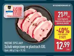 ALDI Schab wieprzowy w plastrach XXL Mięsne Specjały oferta