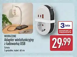 ALDI Adapter wielofunkcyjny z ładowarką USB Workzone oferta