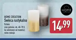 ALDI Świeca rustykalna Home Creation oferta