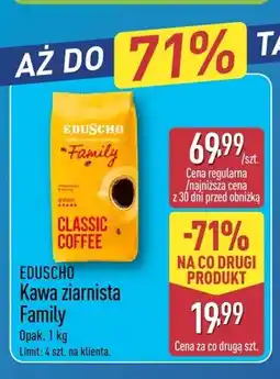 ALDI Kawa ziarnista Family Eduscho oferta