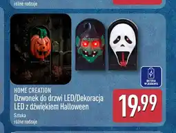 ALDI Dzwonek do drzwi LED Halloween Home Creation oferta