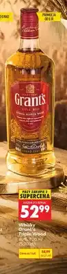 Biedronka Whisky Grant's Triple Wood 40% oferta