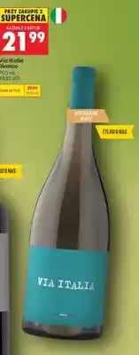 Biedronka Wino białe Via Italia Bianco oferta