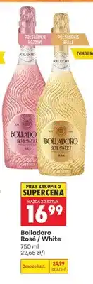 Biedronka Wino musujące Bolladoro Rosé oferta