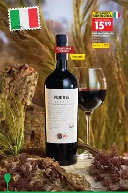 Biedronka Wino czerwone Exclusive Selection Primitivo Puglia oferta