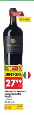 Biedronka Wino czerwone Masseria Trajone Susumaniello Puglia oferta