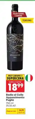 Biedronka Wino czerwone Badia al Colle Appassimento Puglia oferta