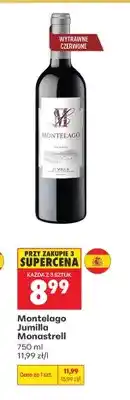 Biedronka Wino czerwone Montelago Jumilla Monastrell oferta