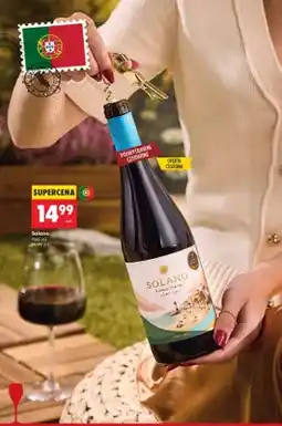 Biedronka Wino czerwone półwytrawne Solano oferta