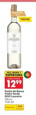 Biedronka Wino białe Ponte da Barca Vinho Verde DOC Loureiro oferta