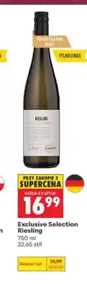 Biedronka Wino białe Exclusive Selection Riesling oferta