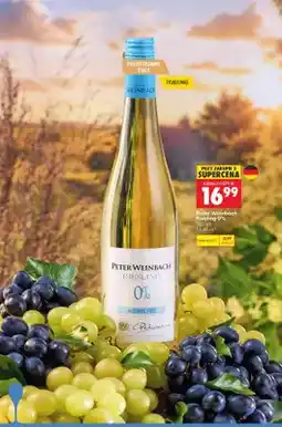 Biedronka Wino bezalkoholowe Peter Weinbach Riesling oferta