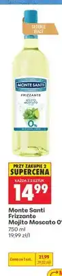 Biedronka Wino bezalkoholowe Monte Santi Frizzante Mojito Moscato oferta