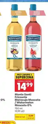 Biedronka Wino bezalkoholowe Monte Santi Frizzante Maracuja Moscato oferta