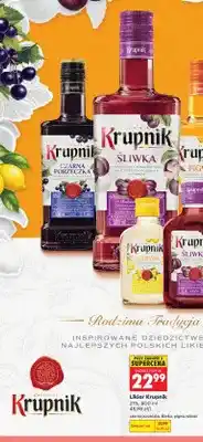 Biedronka Likier Krupnik czarna porzeczka 21% oferta