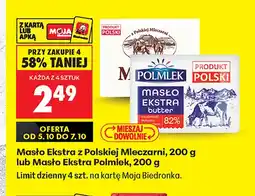 Biedronka Masło ekstra z Polskiej Mleczarni oferta