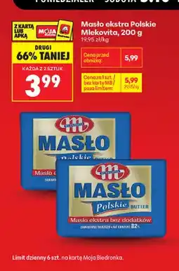 Biedronka Masło ekstra Polskie Mlekovita oferta