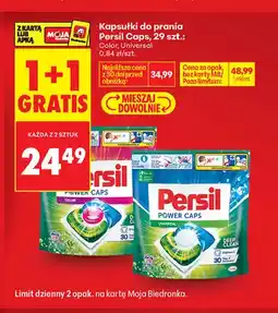 Biedronka Kapsułki do prania Persil Caps Universal oferta