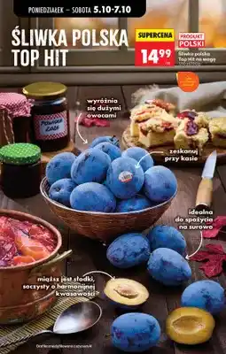 Biedronka Śliwki polskie Top Hit na wagę oferta