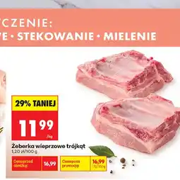 Biedronka Żeberka wieprzowe trójkąt oferta