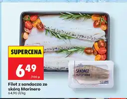 Biedronka Filet z sandacza ze skórą Marinero oferta