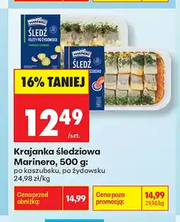 Biedronka Krajanka śledziowa po kaszubsku Marinero oferta