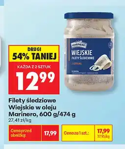 Biedronka Filety śledziowe Wiejskie w oleju Marinero oferta
