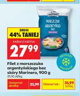 Biedronka Filet z morszczuka argentyńskiego bez skóry Marinero oferta