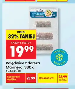 Biedronka Polędwice z dorsza Marinero oferta