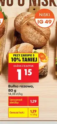 Biedronka Bułka razowa oferta