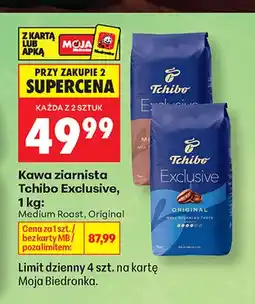 Biedronka Kawa ziarnista Tchibo Exclusive Original oferta
