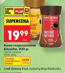 Biedronka Kawa rozpuszczalna Eduscho Family oferta