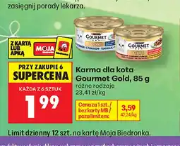 Biedronka Karma dla kota Gourmet Gold oferta