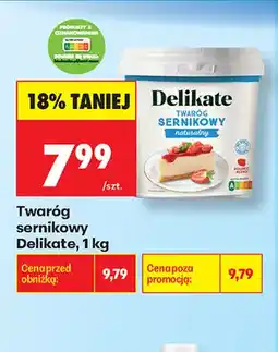 Biedronka Twaróg sernikowy Delikate oferta