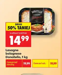 Biedronka Lasagne bolognese Donatello oferta