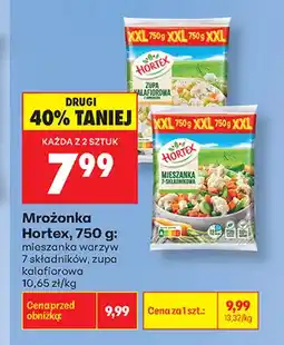 Biedronka Mrożonka Hortex mieszanka warzyw 7 składników oferta